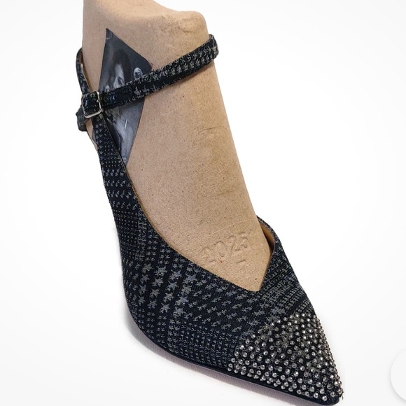 Jimmy Choo Black Studded Heels - Picture 2 of 8